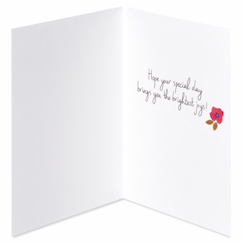 American Greetings Birthday Card, Your Special Day Perspective: back