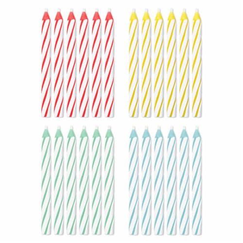 American Greetings Birthday Candles Sprial Multicolor Perspective: back