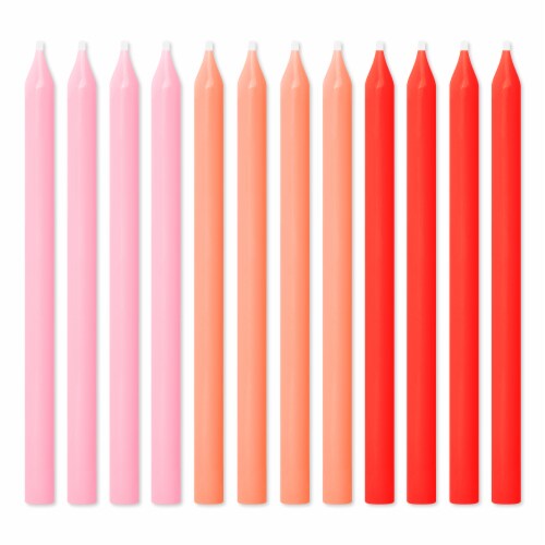 American Greetings Birthday Candles Assorted Warm Colors Perspective: back