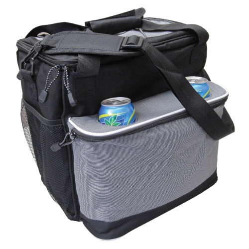 Koolatron D25 Soft-Sided 12 Volt Hybrid Portable Travel Cooler Bag Perspective: back