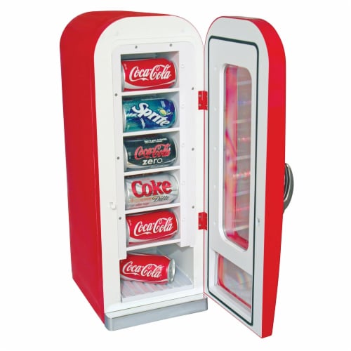 Koolatron 8 Can Official Coca-Cola AC/DC Electric Mini Fridge Beverage  Cooler, 1 Piece - Kroger