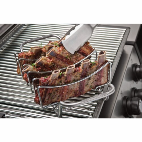 Broil King Imperial Series Stainless Steel Rib & Roast Grill Rack 62602 Perspective: back