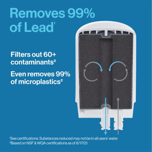 Brita BPA-Free Basic Faucet Mount Water Filtration System Perspective: back