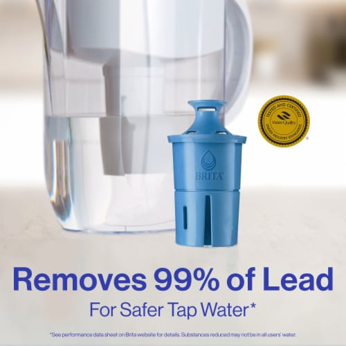 Brita Elite Lead Reducing Replacement Water Filter Perspective: back