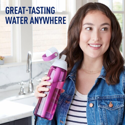 Brita Bottle with Water Filter 36-fl oz Plastic Water Bottle in the Water  Bottles & Mugs department at