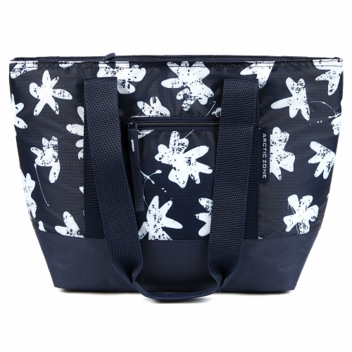 Arctic Zone Insulated Fashion Tote - Black/Red Perspective: back
