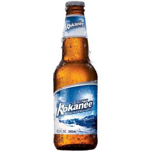 Kokanee Imported Glacier Fresh Beer Perspective: back