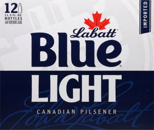 Labatt Blue Light Canadian Pilsner Perspective: back