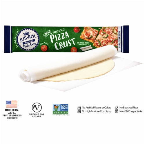 Jus-Rol™ Large Family Size Pizza Crust Dough Perspective: back