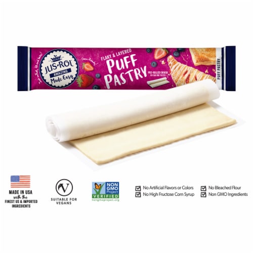 Jus-Rol™ Flaky & Layered Puff Pastry Dough Perspective: back