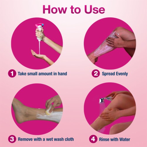 Veet 3-In-1 Legs & Body Gel Cream Hair Remover Perspective: back