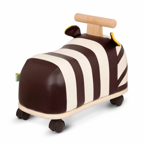 Battat Wooden Ride-On Zippity Zebra Perspective: back
