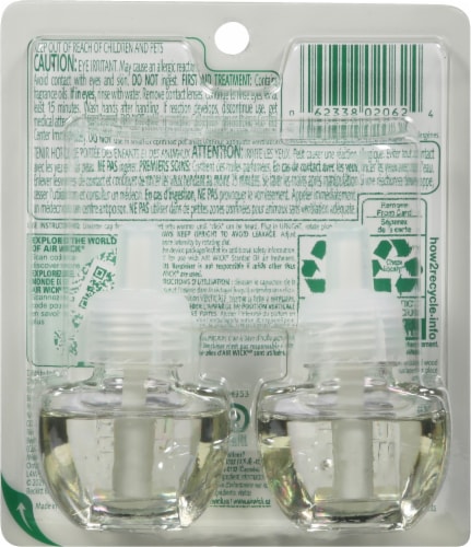 Air Wick Blue Agave & Bamboo Fragrance Refills Perspective: back