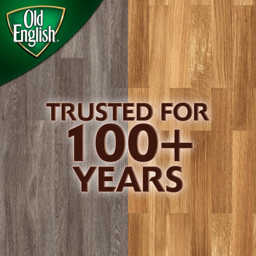 Old English Wood Protector, Cleaner, Conditioning, Protecting Furniture Polish, Fresh Lemon Perspective: back