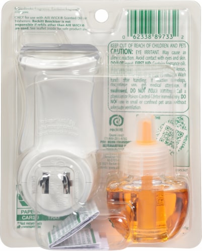 Air Wick Hawaii Scented Oil Warmer + Refill Perspective: back