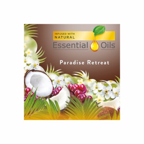 Air Wick® Cherry & Coconut Paradise Retreat Scented Oil Refills Perspective: back