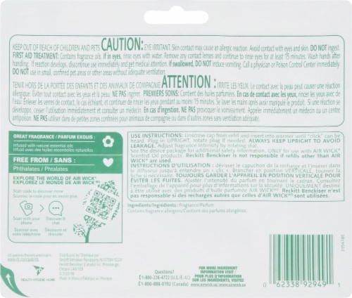 Air Wick Scented Oil Triple Refill Life Scent Paradise Retreat Perspective: back