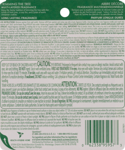Air Wick Scented Oil Twin Refill Trimming The Tree Perspective: back