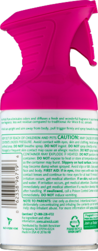 Air Wick Pure Tropical Flowers Aerosol Air Freshener Perspective: back