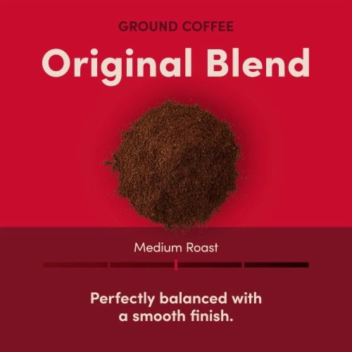 Tim Horton's Original Blend Medium Roast Ground Coffee Perspective: back