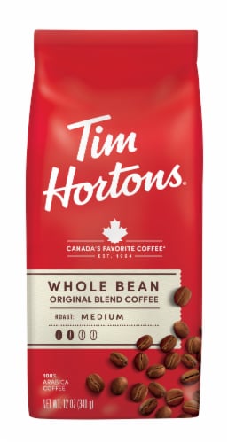 Tim Horton's® Original Blend Medium Roast Whole Bean Coffee Perspective: back