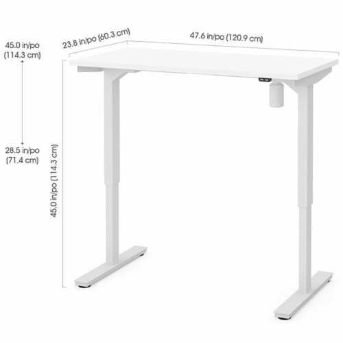 Bestar adjustable store standing desk