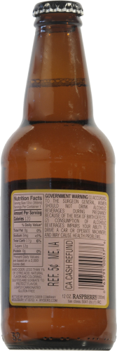 Wyder's Dry Raspberry Cider Perspective: back
