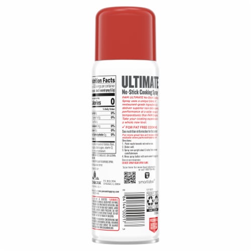 PAM Ultimate No-Stick Cooking Spray Perspective: back