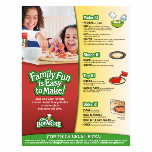 Chef Boyardee Cheese Pizza Maker Perspective: back
