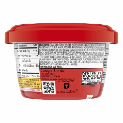 Chef Boyardee Beef Ravioli In Meat Sauce Perspective: back