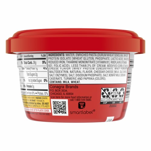 Chef Boyardee® Mac & Cheese Microwavable Cup Perspective: back