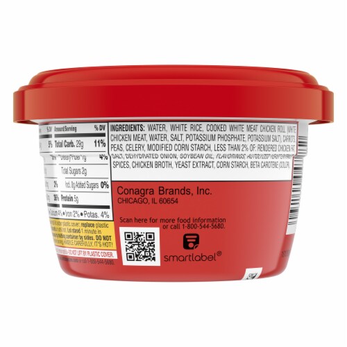 Chef Boyardee Rice With Chicken & Vegetables Perspective: back