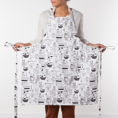 Jubilee Kitchen Purr Party Cats Apron for Unisex Perspective: back