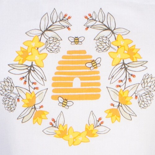 Now Designs Classic Bees Kitchen Apron for Women Perspective: back
