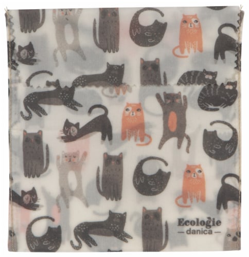 Ecologie Natural Beeswax Reusable Cat Food Sandwich Wraps Perspective: back