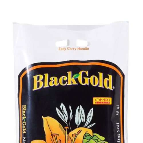 Black Gold® Natural and Organic Potting Soil Plus Fertilizer Perspective: back