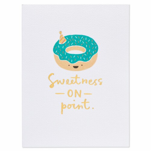American Greetings Birthday Card (Donut) Perspective: back