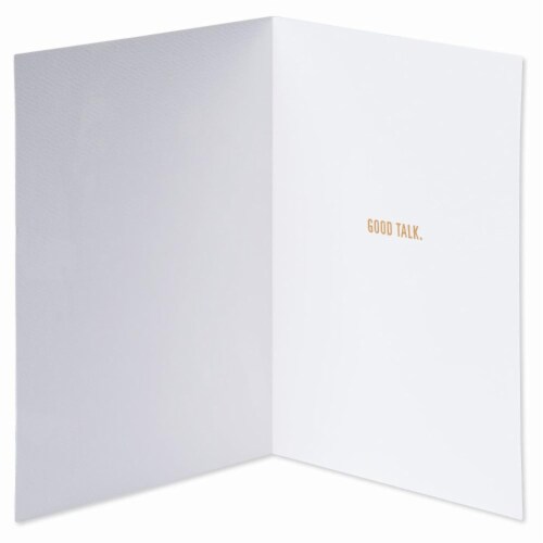 American Greetings (S19) Gold Lettering - Birthday Card Perspective: back