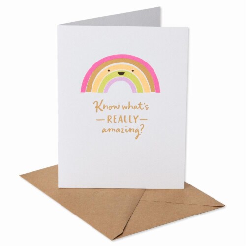 American Greetings (S18) Rainbow - Celebrate Card Perspective: back