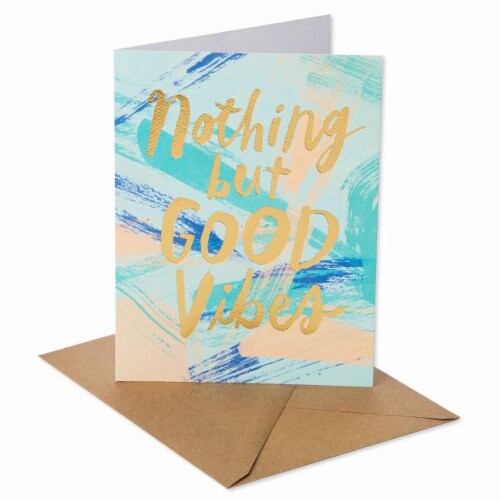 American Greetings (S31) Good Vibes - Blank Card Perspective: back