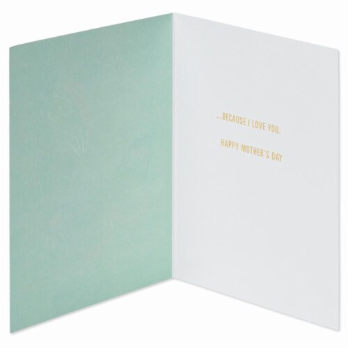 American Greetings (S6) Butterflies - Mother's Day Card Perspective: back