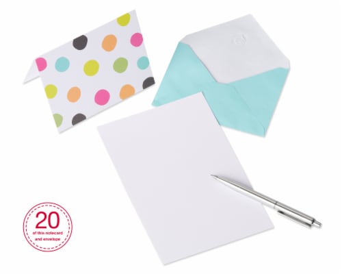 Blank Greeting Cards Set (10 Cards and Envelopes) - Dots – Jot & Mark