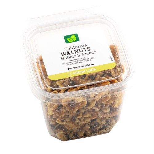 California Walnuts Halves & Pieces Perspective: back