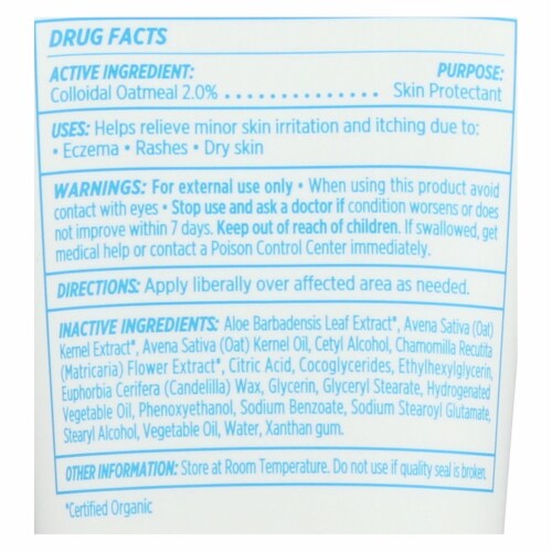Live Clean® Baby Eczema Cream Perspective: back
