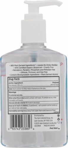 Live Clean Hand Sanitizer Perspective: back
