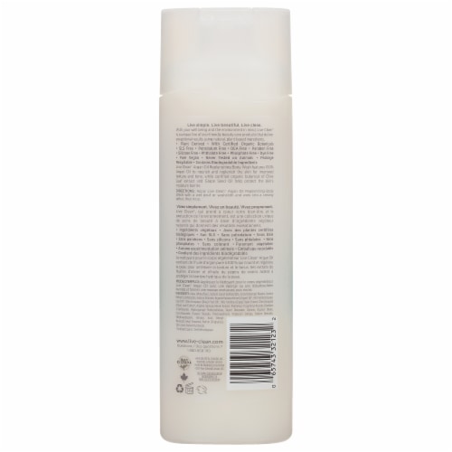Live Clean Argan Oil Body Wash Perspective: back