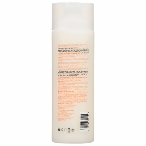 Live Clean Nourishing Body Wash Perspective: back