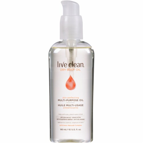 Live Clean Multi-Purpose Dry Body Oil Perspective: back