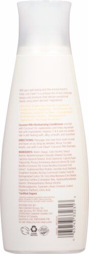 Live Clean Coconut Milk Moisturizing Conditioner Perspective: back