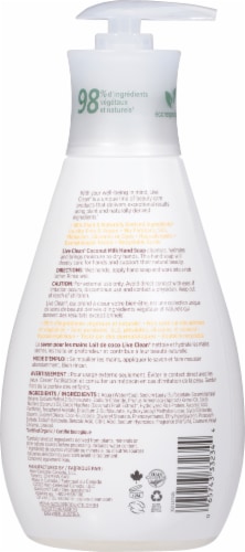 Live Clean Coconut Liquid Hand Soap Perspective: back